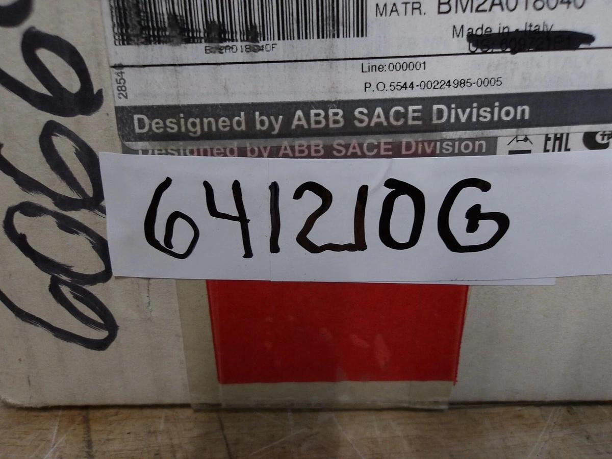 ABB SACE T3S225 60 AMP SWITCH, #641210G NIB