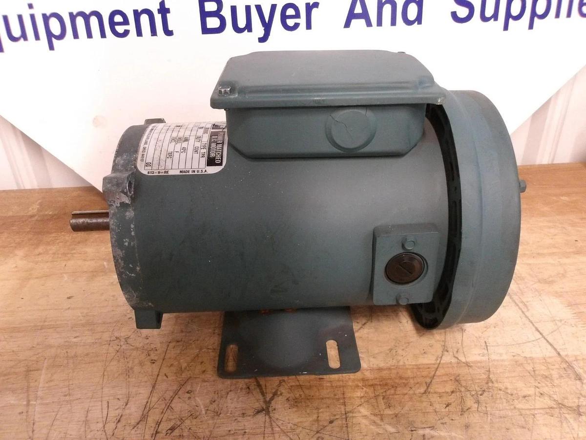 Used RELIANCE 1/3 HP DC MOTOR, FR SE0056C, 1750 RPM, 90 V, #7151021G USED