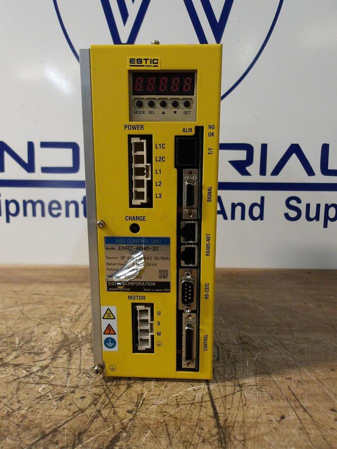 Used ESTIC AXIS ENRZ-AU40-20 CONTROL UNIT, #12181137G USED