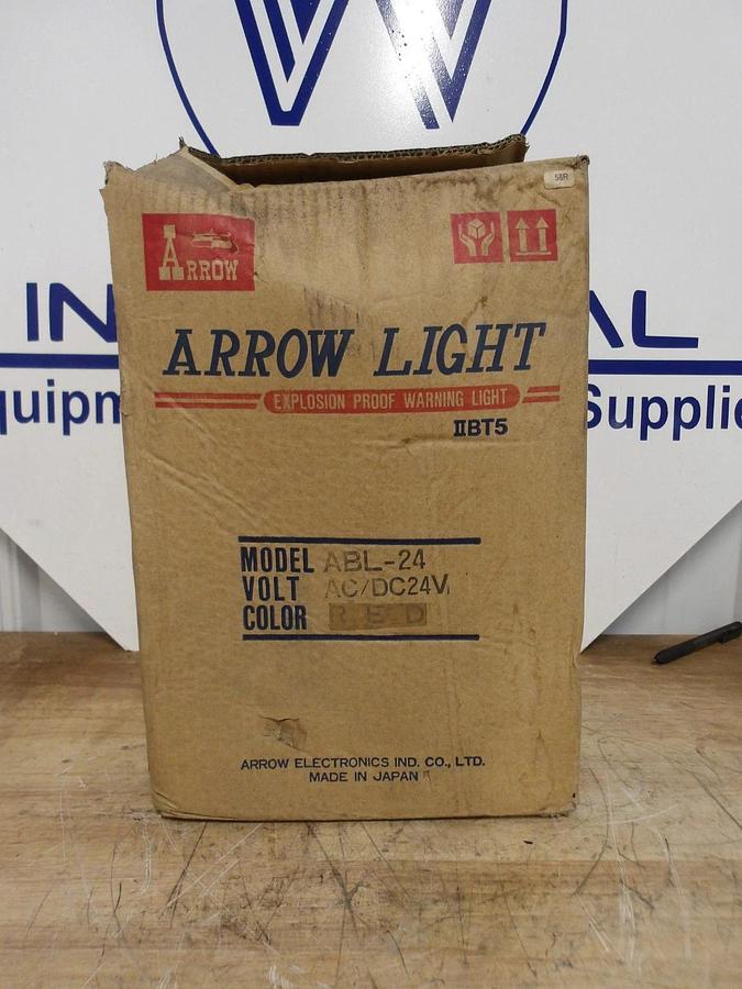 ARROW LIGHT ABL-24 RED WARNING ROTATING LIGHT, #791100G NIB