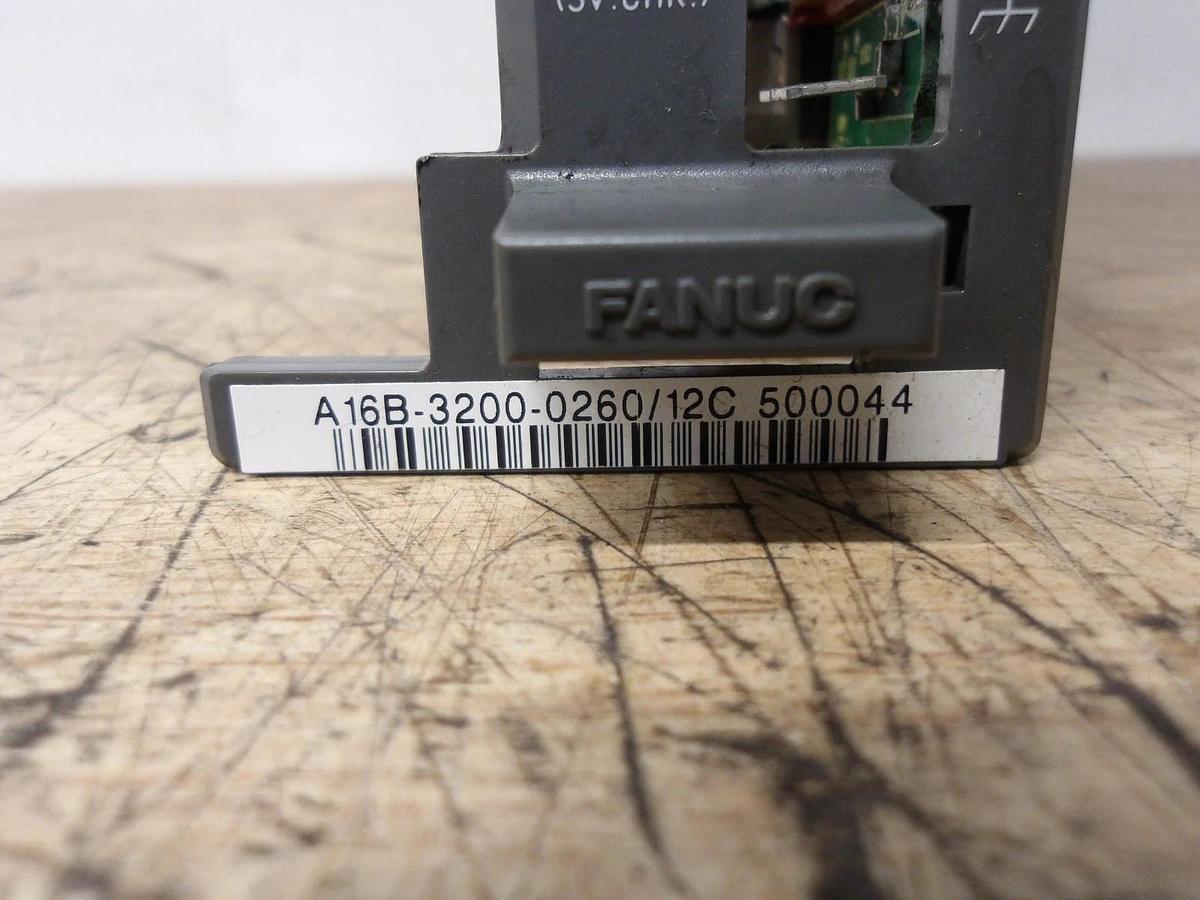 Used FANUC A16B-3200-0260/12C CPU MODULE, #18237G USED