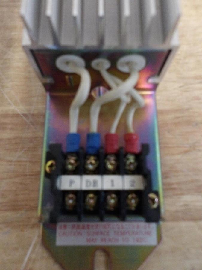 Used FUJI DB III 037-4 BRAKE RESISTOR 0.4 KW, #313900G NEW