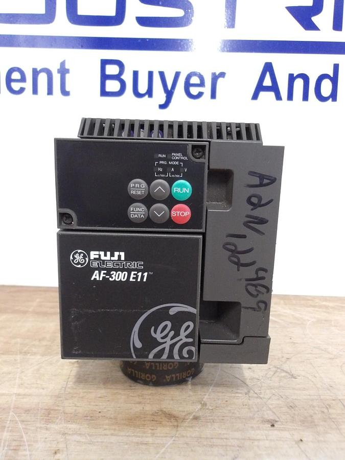 Used GE - FUJI AF-300E11 DRIVE 6KE1143F50X1A1, 0.50 HP, #422208G USED