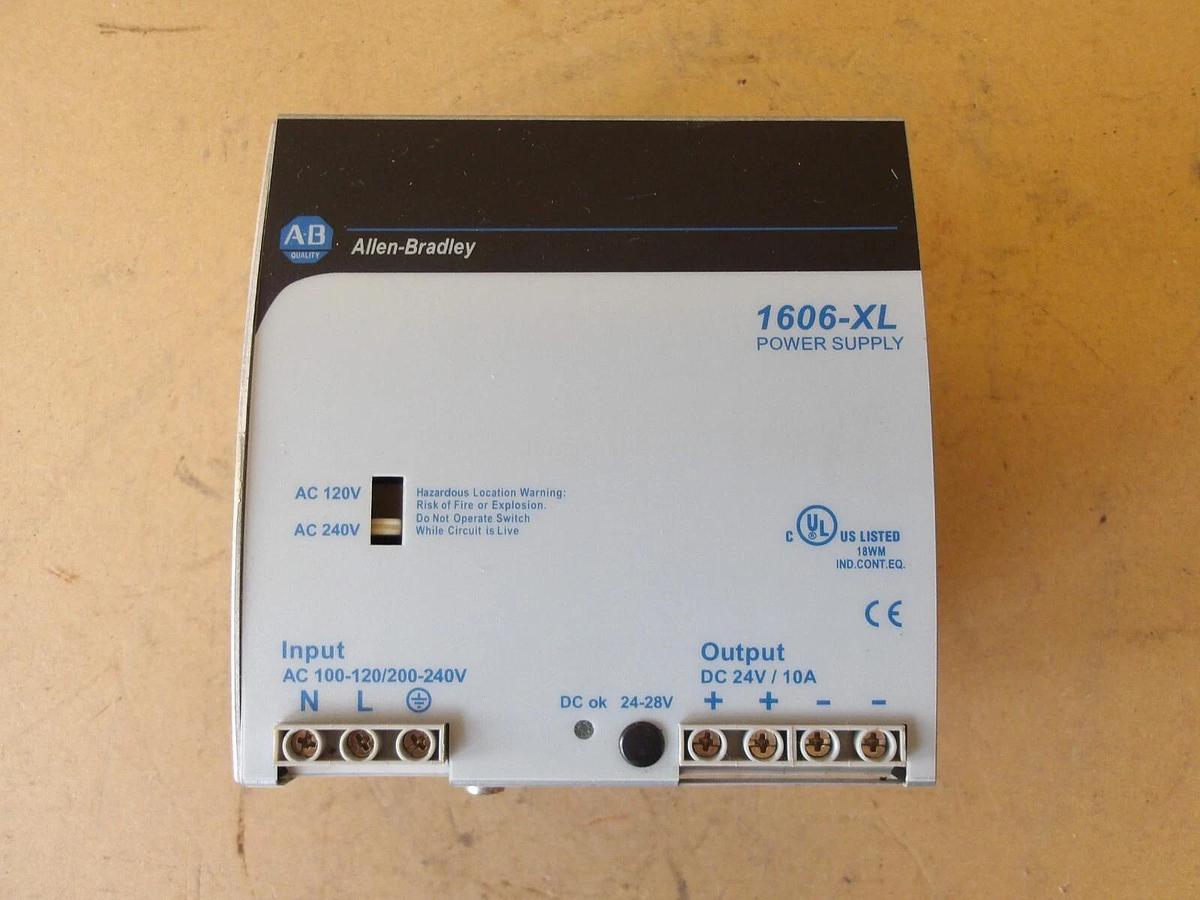 Used ALLEN BRADLEY 1606-XL240E POWER SUPPLY, #614114G USED