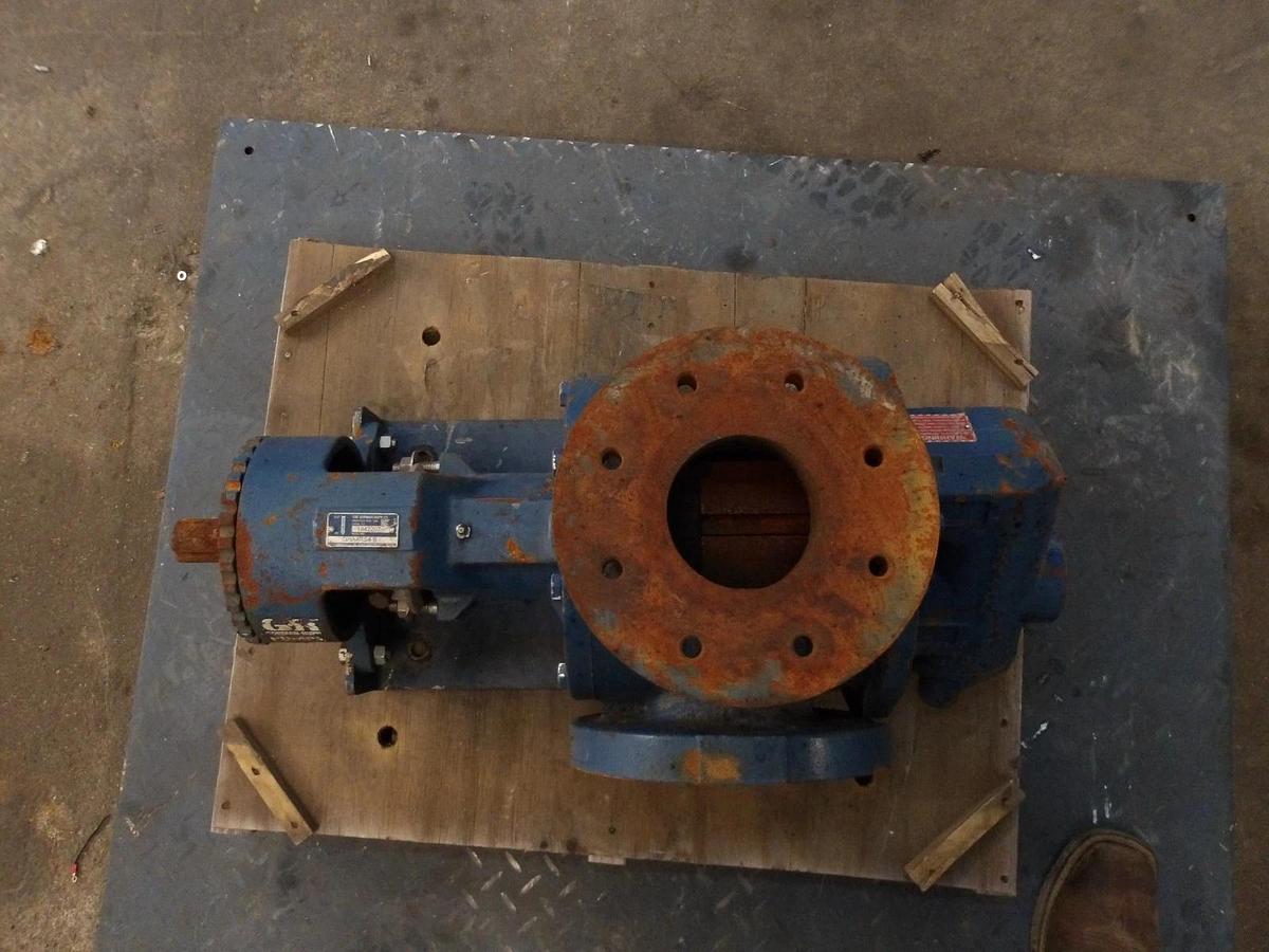Used GORMAN RUPP 4" POSITIVE DISPLACEMENT PUMP GHA4RS4-B, #86950G USED