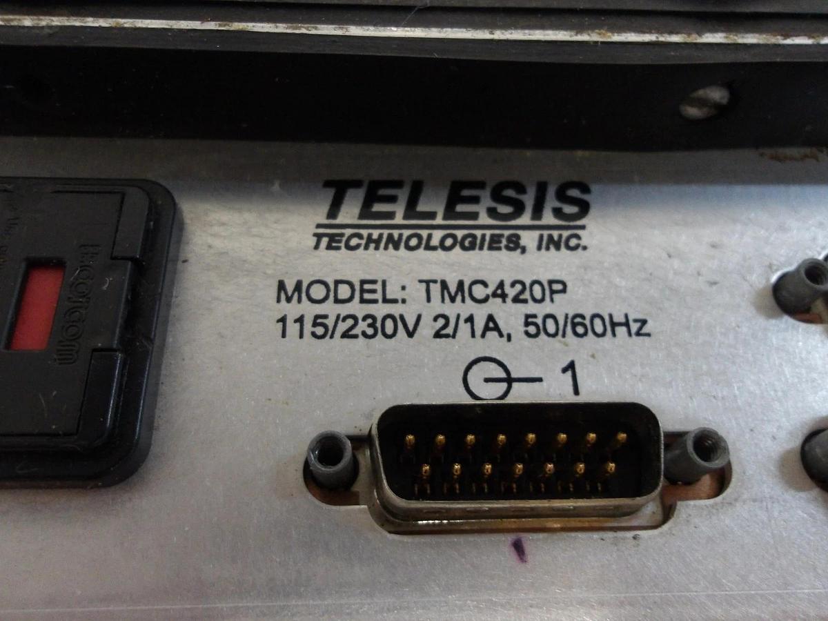 Used TELESIS TMC420P INDUSTRIAL COMPUTER, 115/230 V, #6101203G USED