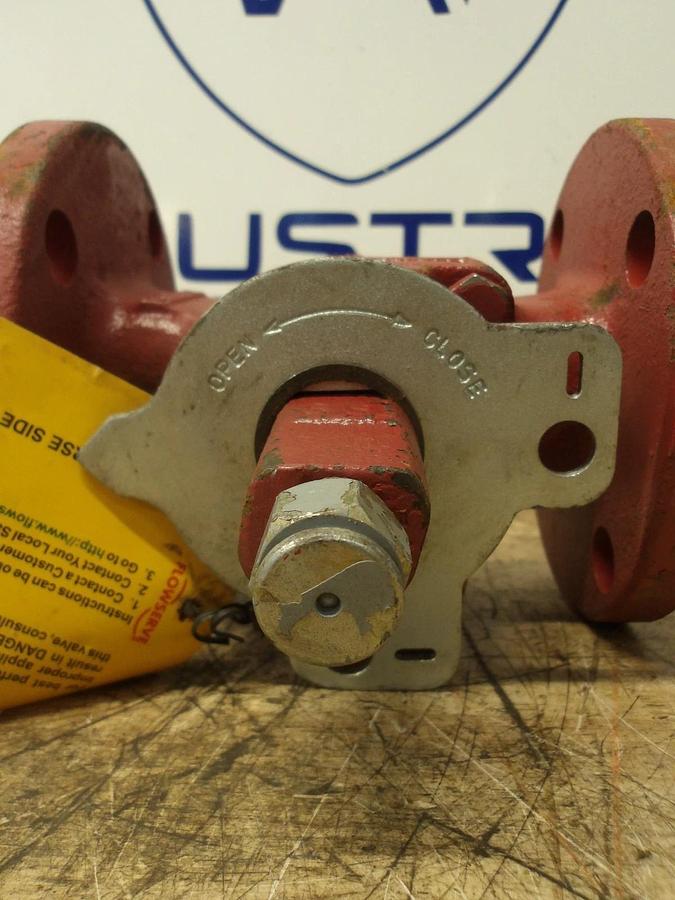Used FLOWSERVE 2" NORDSTROM PLUG VALVE B143 FLANGED, #26938G NEW