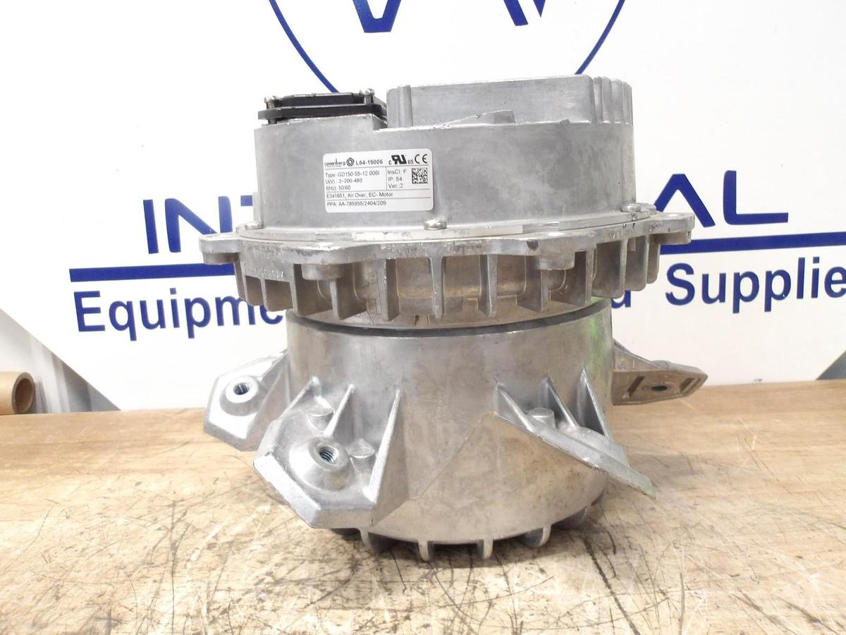 Used ROSENBERG GD150-55-12-0061 FAN MOTOR 200-480 V, #71848G USED