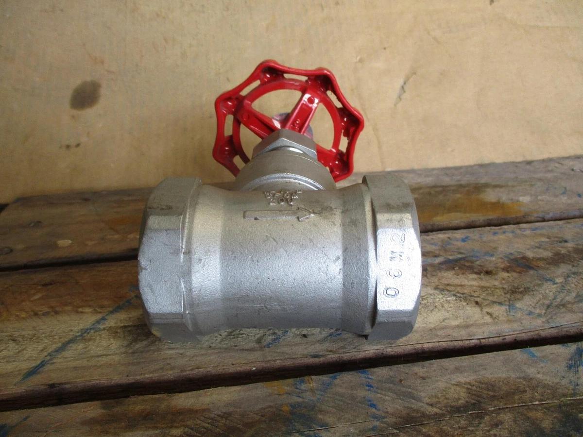 Used FNW 1-1/2" STAINLESS GLOBE VALVE, #620315J NEW