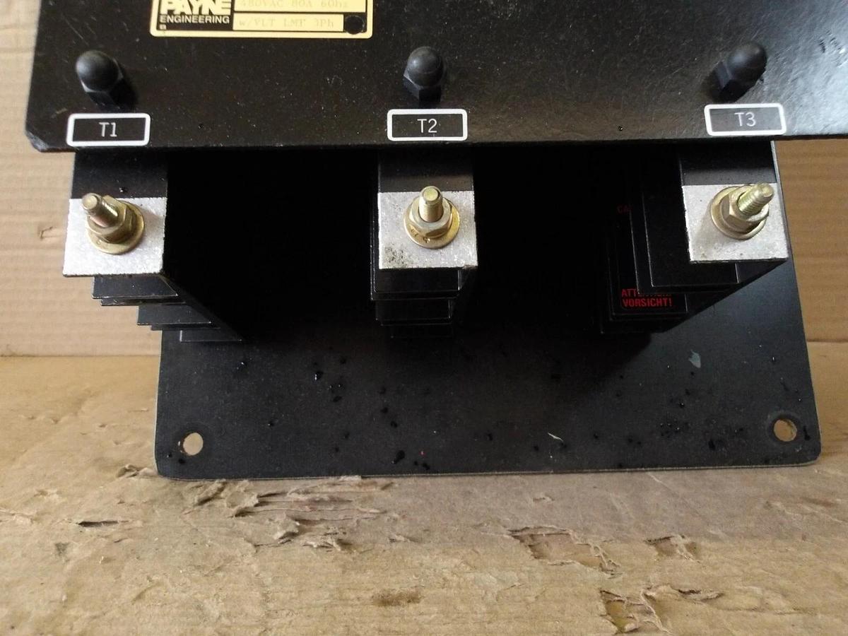 Used PAYNE ENGINEERING 18EM6-4-80P POWER CONTROLLER 80 AMP, #9121103G USED