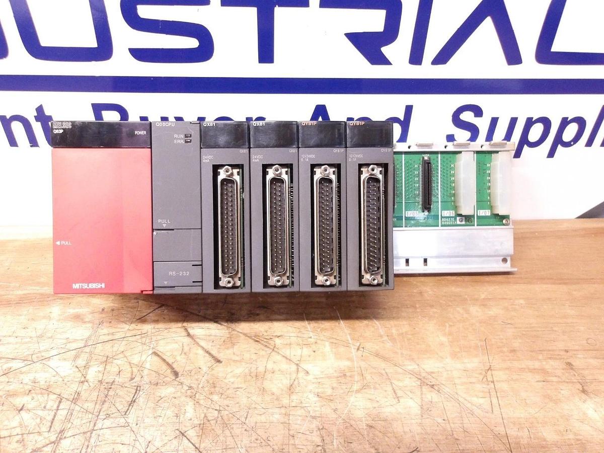 Used MITSUBISHI G38B RACK & CARDS, #119917G USED