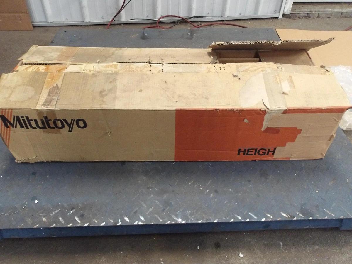 MITUTOYO 192-132 HEIGHT GAGE 600 MM, DUAL COLUMN, #710219G NIB