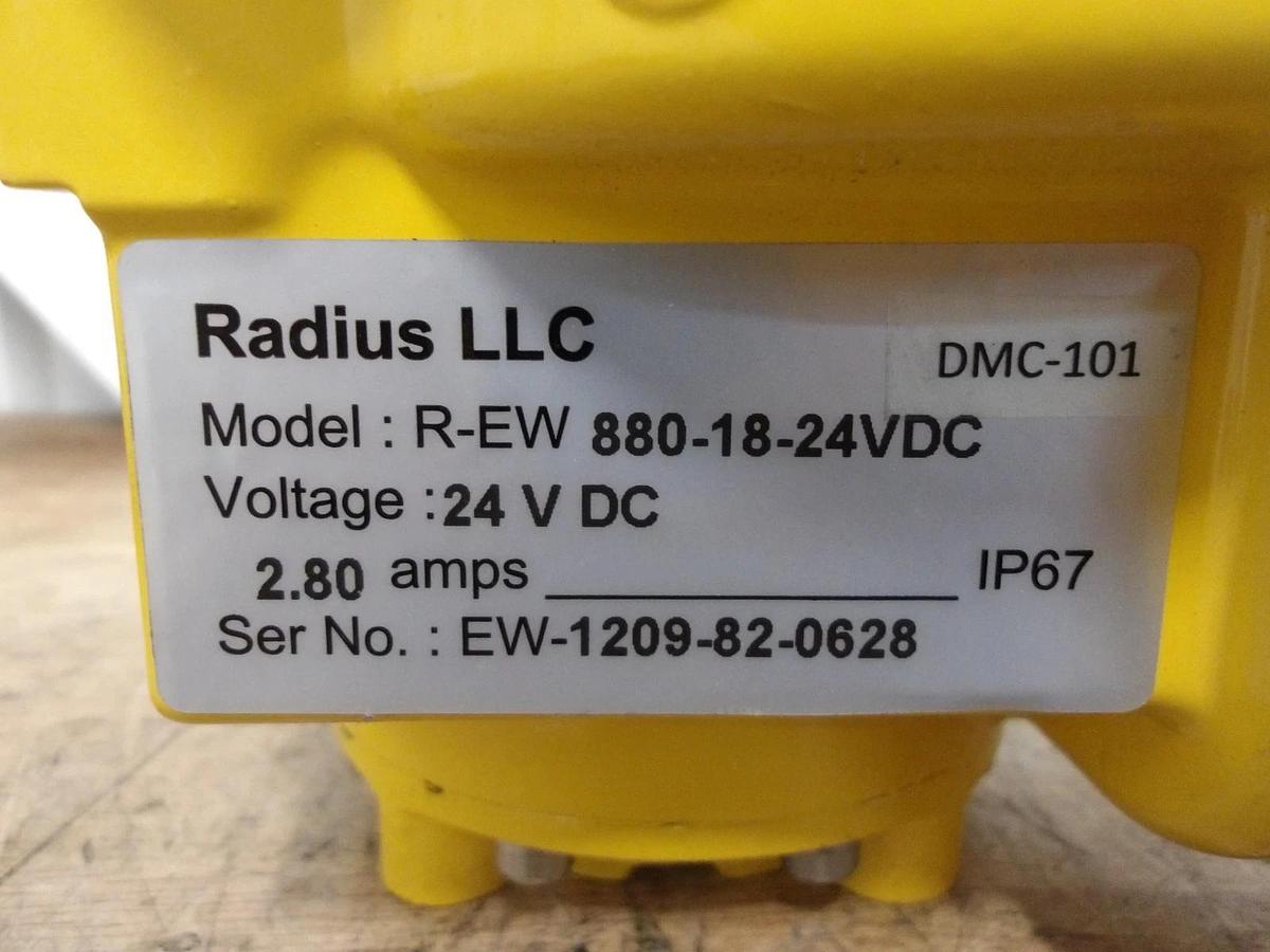RADIUS R-EW 880-18-24VDC ACTUATOR, 2.80 AMP, #619340G NIB