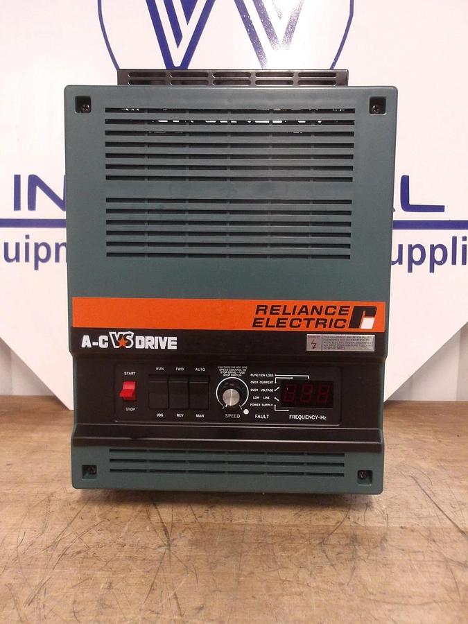 Used RELIANCE 5HP A-C VS DRIVE 1AC2105, 6.6 KVA, 200-230 V, #10281230G NEW