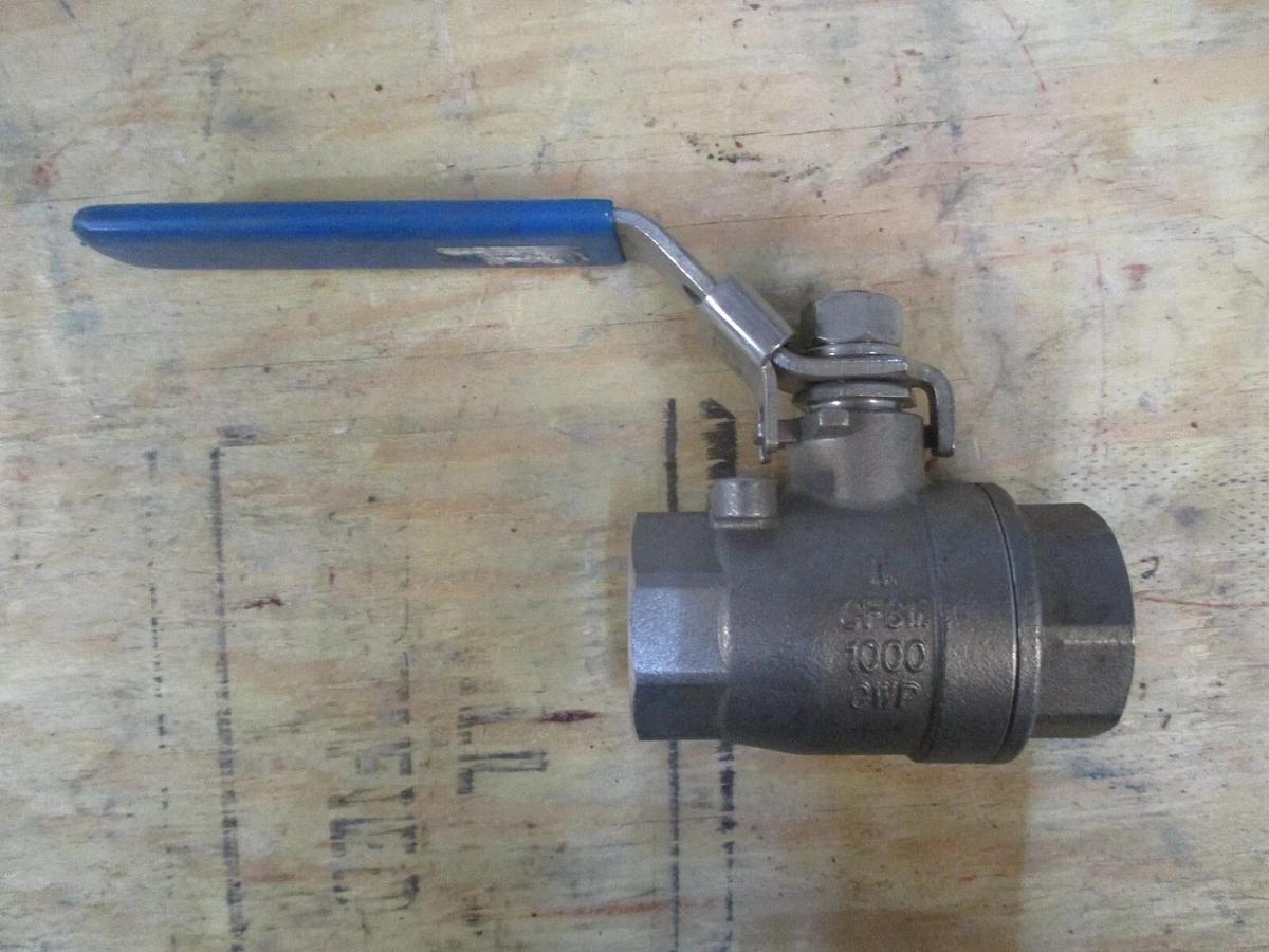 Used FNW 1" STAINLESS BALL VALVE (LOT OF 11) #1201041J NEW