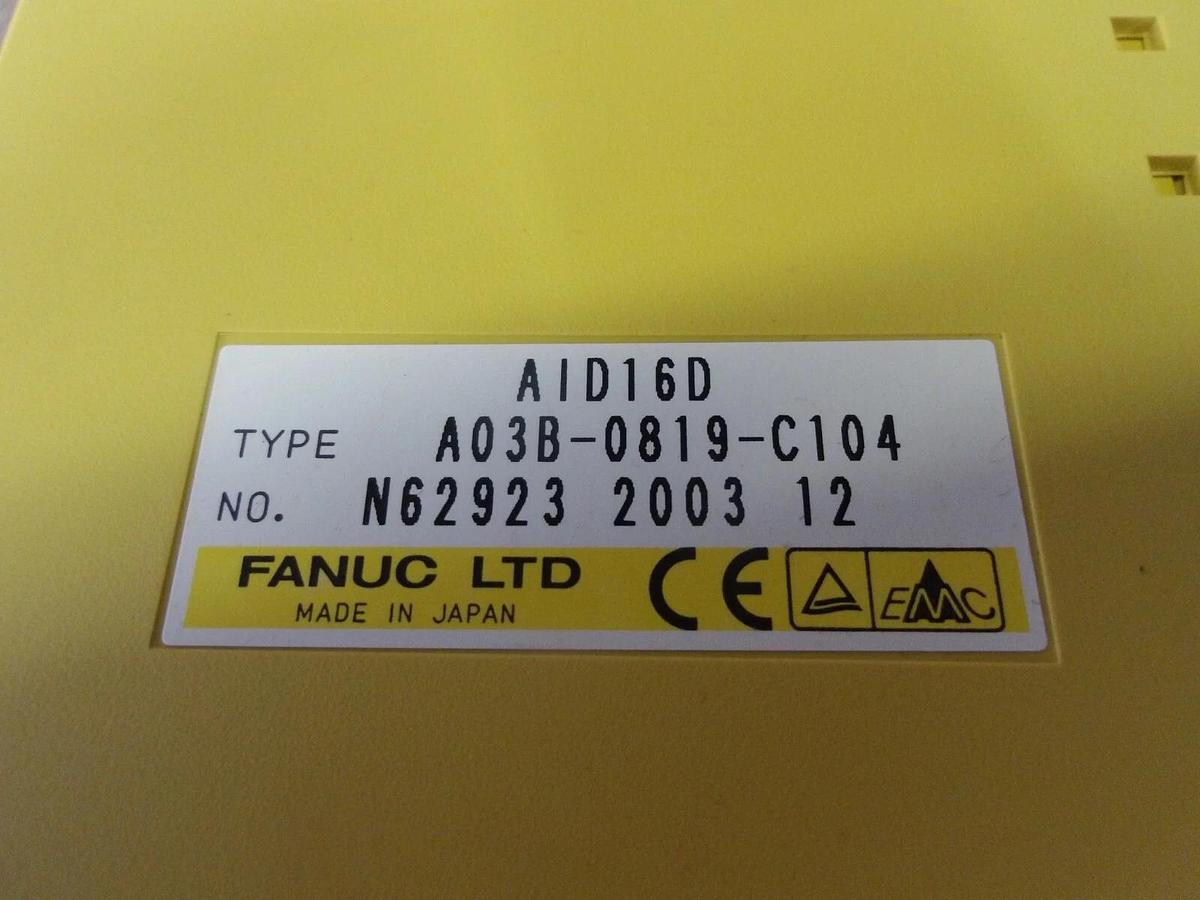 Used FANUC A1D16D INPUT MODULES (LOT OF 4), #79156G USED