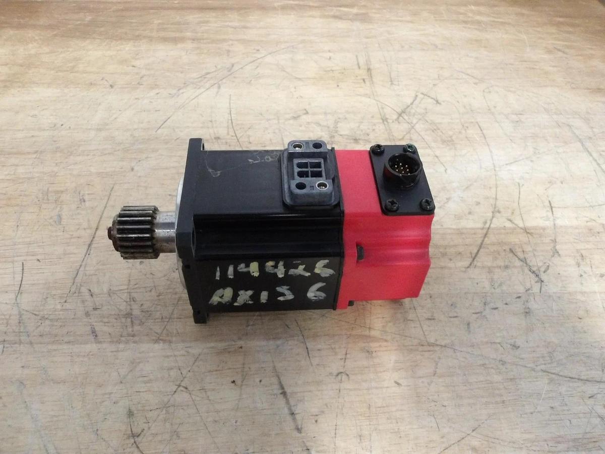 Used FANUC A06B-0115-B075 0008 AC SERVO MOTOR, 4000 RPM, #616226G USED