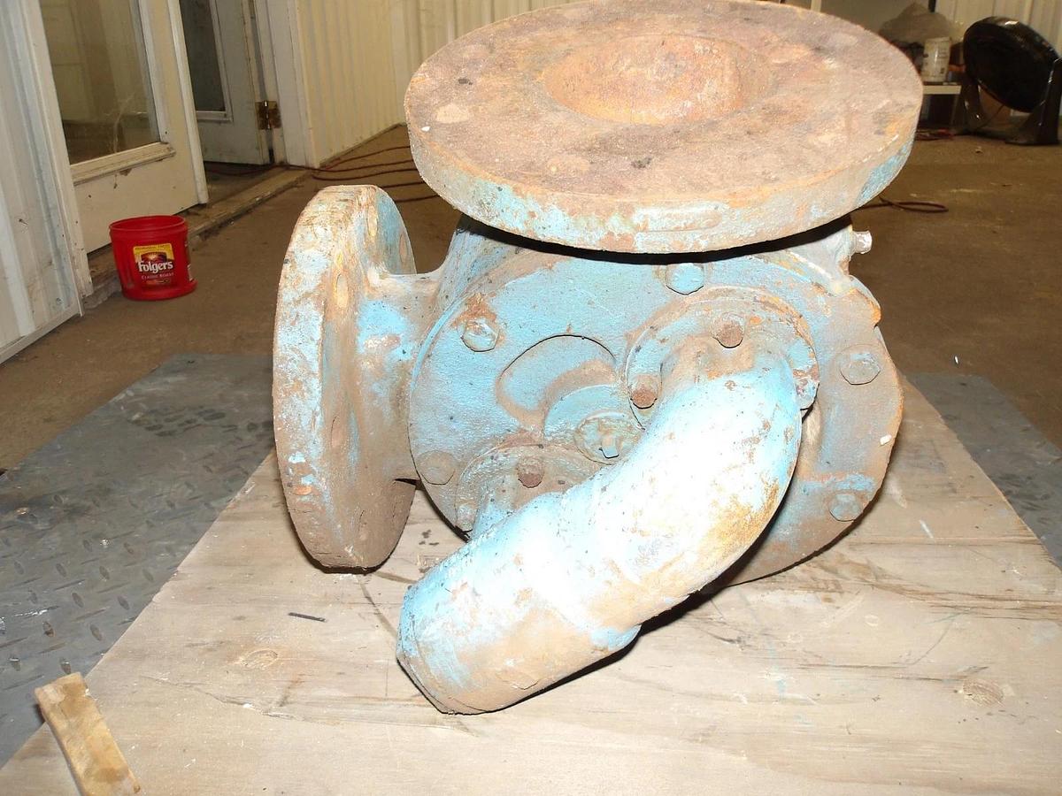 Used VIKING 4" POSITIVE DISPLACEMENT PUMP LQ124A, #861009G USED