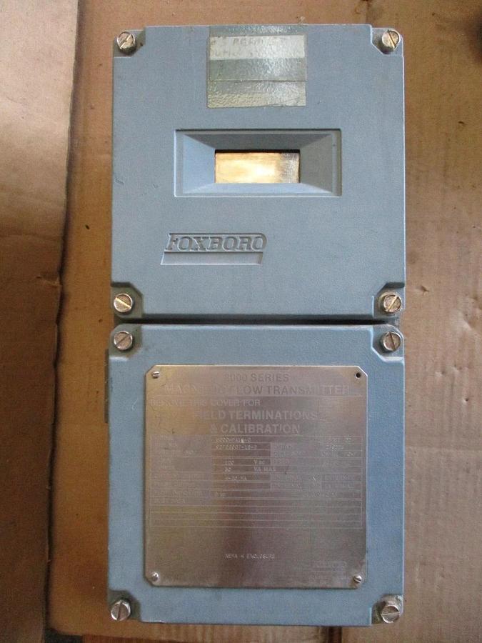 Used FOXBORO 8000-PA15-G MAGNETIC FLOW TRANSMITTER, #711016J USED