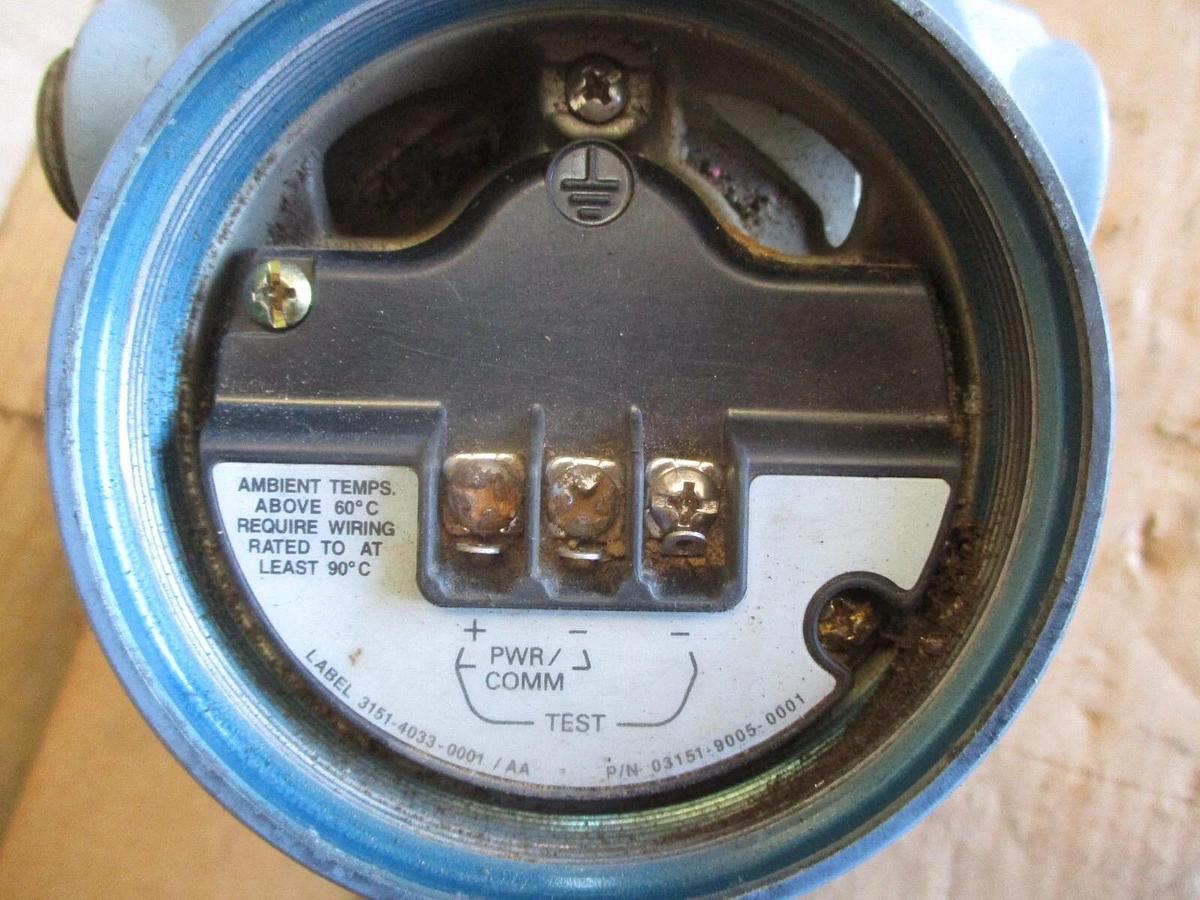 Used ROSEMOUNT 3051 PRESSURE TRANSMITTER, #971133J USED