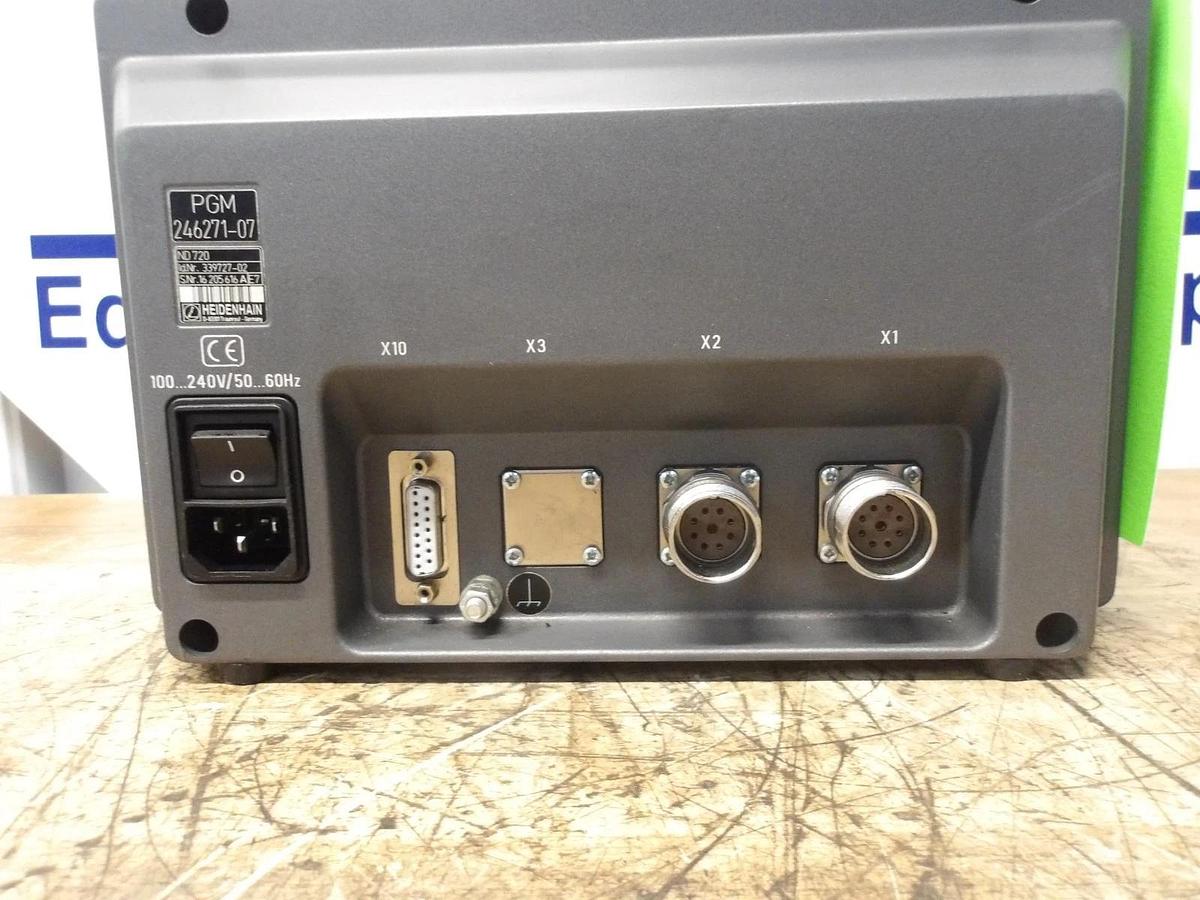 Used HEIDENHAIN PGM246271-07 OPERATOR PANEL, #23137G USED