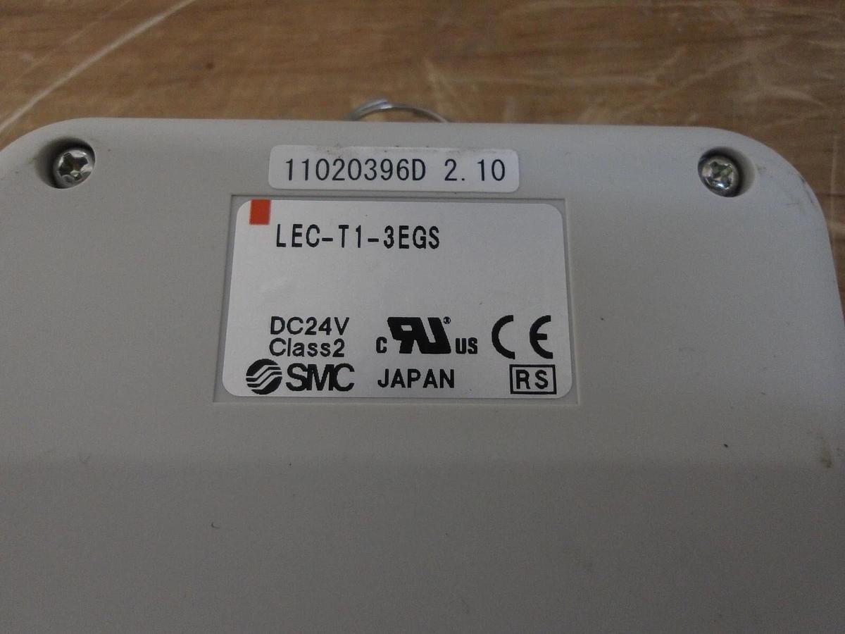 Used SMC LEC-T1-3EGS TEACHING BOX LE, 24 V, #2121035G NEW