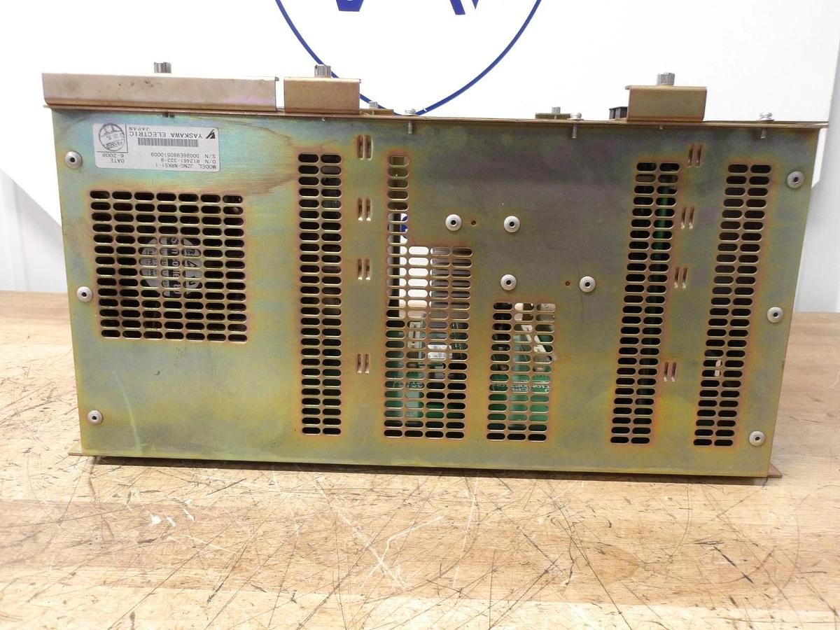 Used YASKAWA NX100 ROBOT RACK W/ 4 CARDS, CPS-420F, #1219156G USED