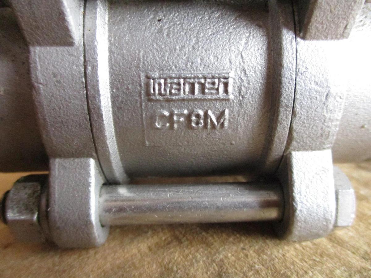 Used WARREN 1" STAINLESS BALL VALVE(SOCKET WELD) (LOT OF 2), #4161140J NEW