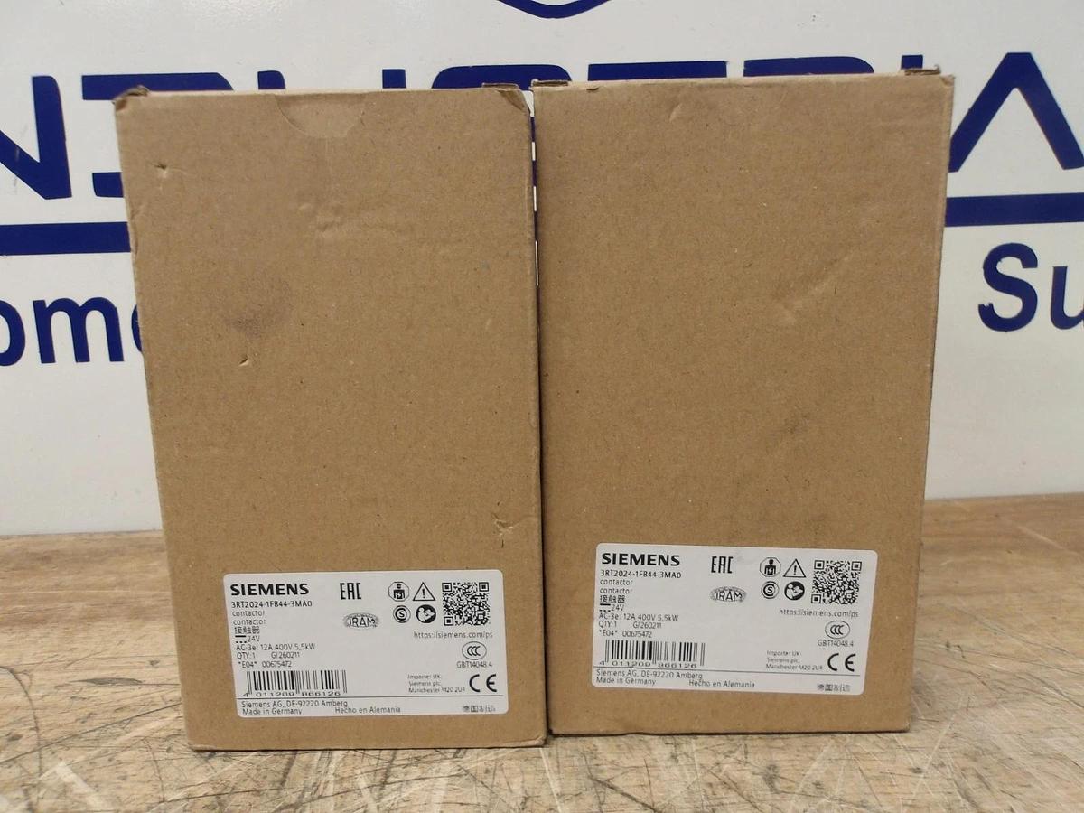 SIEMENS 12 AMP CONTACTOR, 400 V (LOT OF 2) #771025G NIB