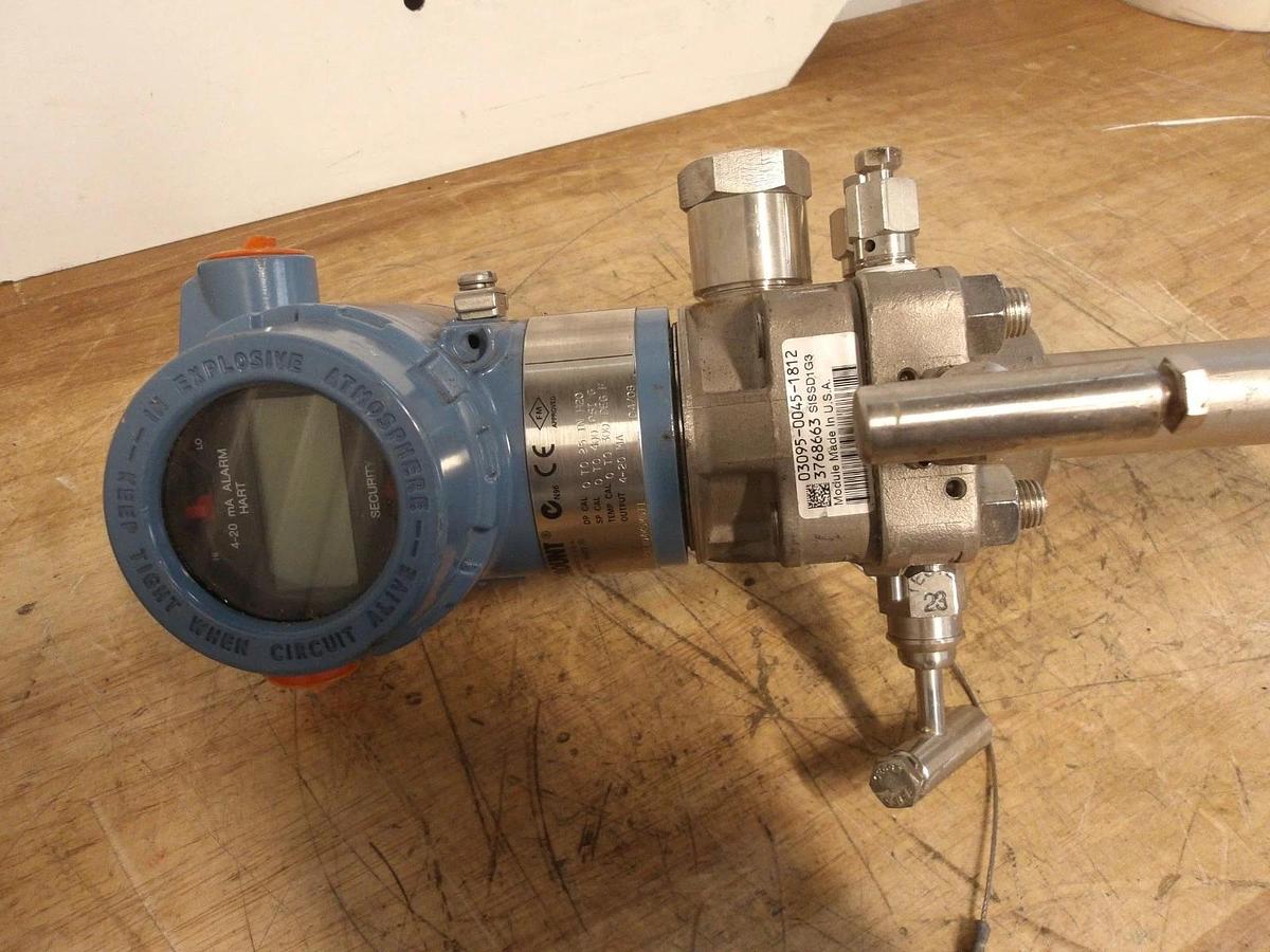 Used ROSEMOUNT 3095MFC ORIFICE FLOW METER 1", #828851G NEW