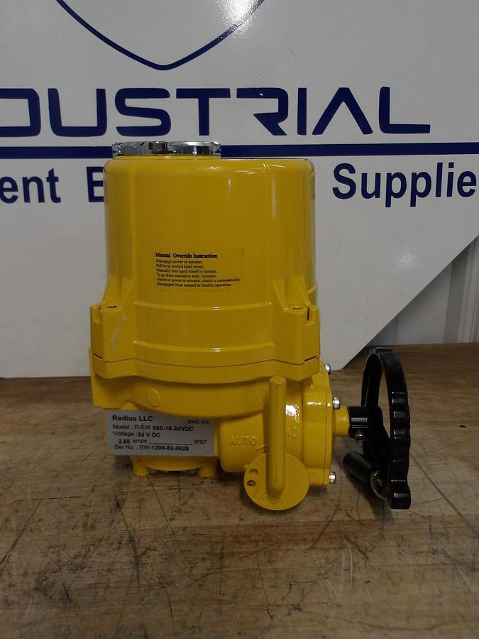 RADIUS R-EW 880-18-24VDC ACTUATOR, 2.80 AMP, #619340G NIB