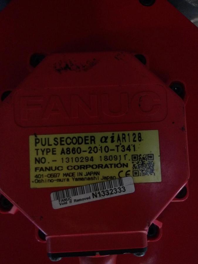 Used FANUC A06B-0247-B605 AC SERVO MOTOR, 3000 RPM, #6171138G REMANUFACTURED