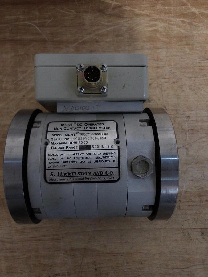 Used HIMMELSTEIN MCRT 49060V(5-2)NNN8000 NON-CONTACT TORQUEMETER, #3251020G USED