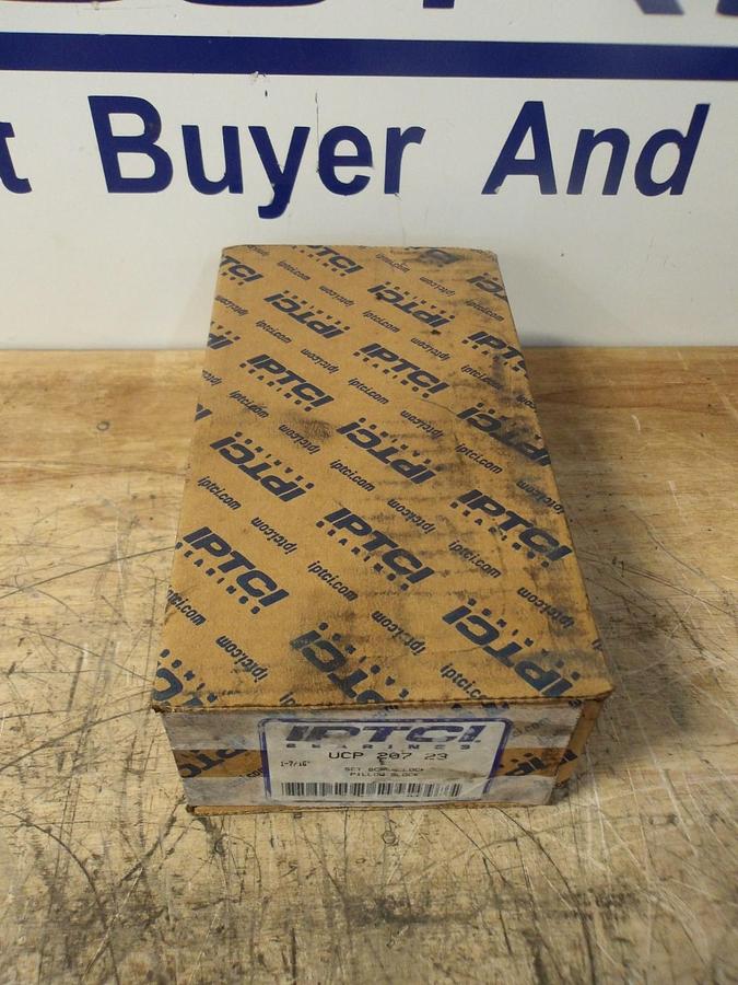 IPTCI UCP207-23 PILLOW BLOCK BEARING 1-7/16" BORE, #728304G NIB