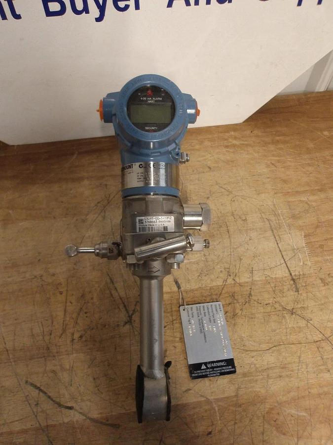 Used ROSEMOUNT 3095MFC ORIFICE FLOW METER 1", #828851G NEW