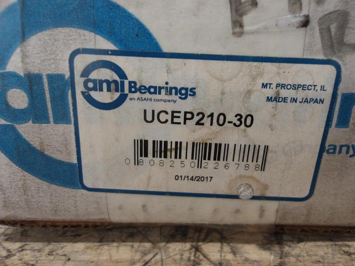 Used AMI UCEP210-30 PILLOW BLOCK BEARING 1-7/8" BORE, #728153G USED