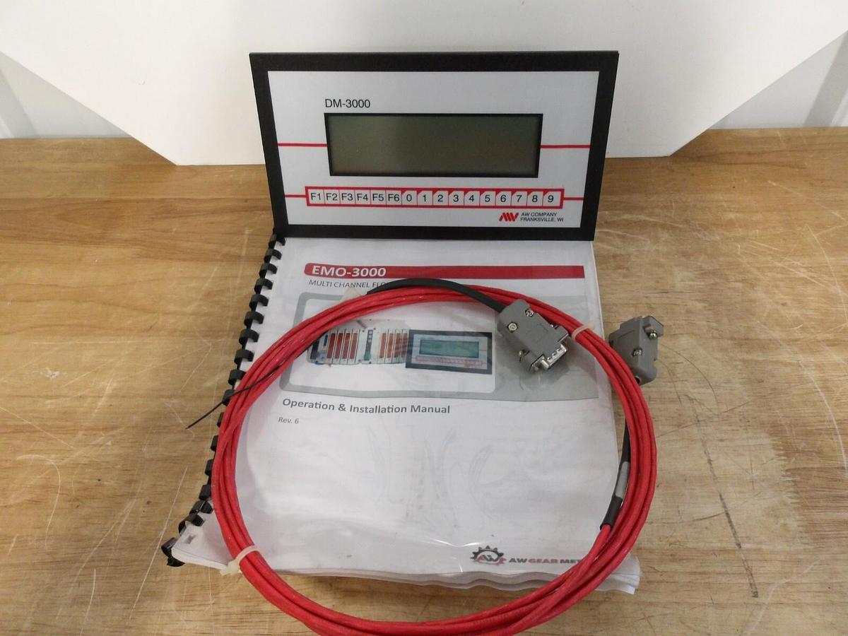 Used AW DM-3000 MULTI CHANNEL FLOW COMPUTER, #313147G NEW