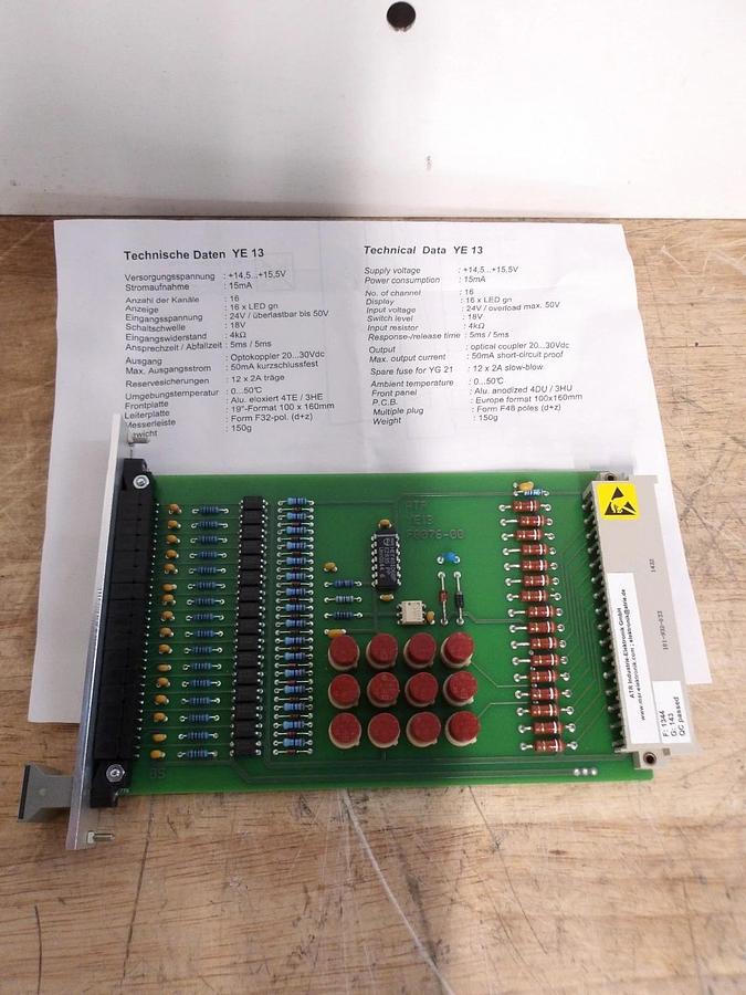 Used ATR YE13 FUSE CONTROL MODULE F0076-00, #515956G NEW