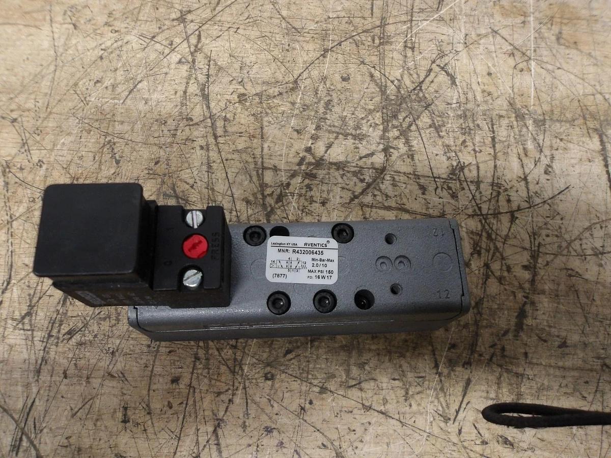 AVENTICS R432006435 PNEUMATIC SOLENOID DIRECTIONAL VALVE, #561008G NIB