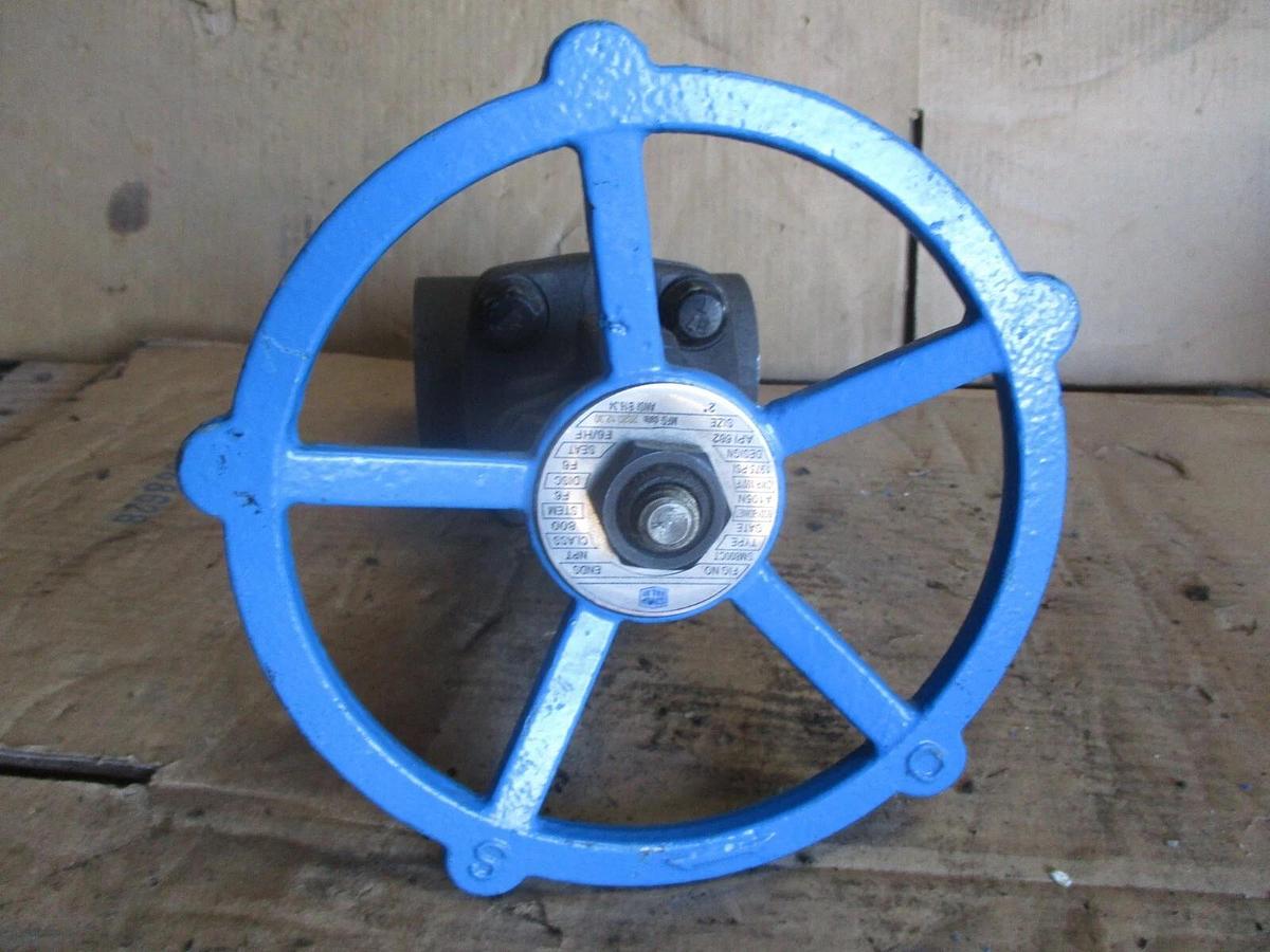 Used SMP 2" STEEL GATE VALVE, #75903J NEW