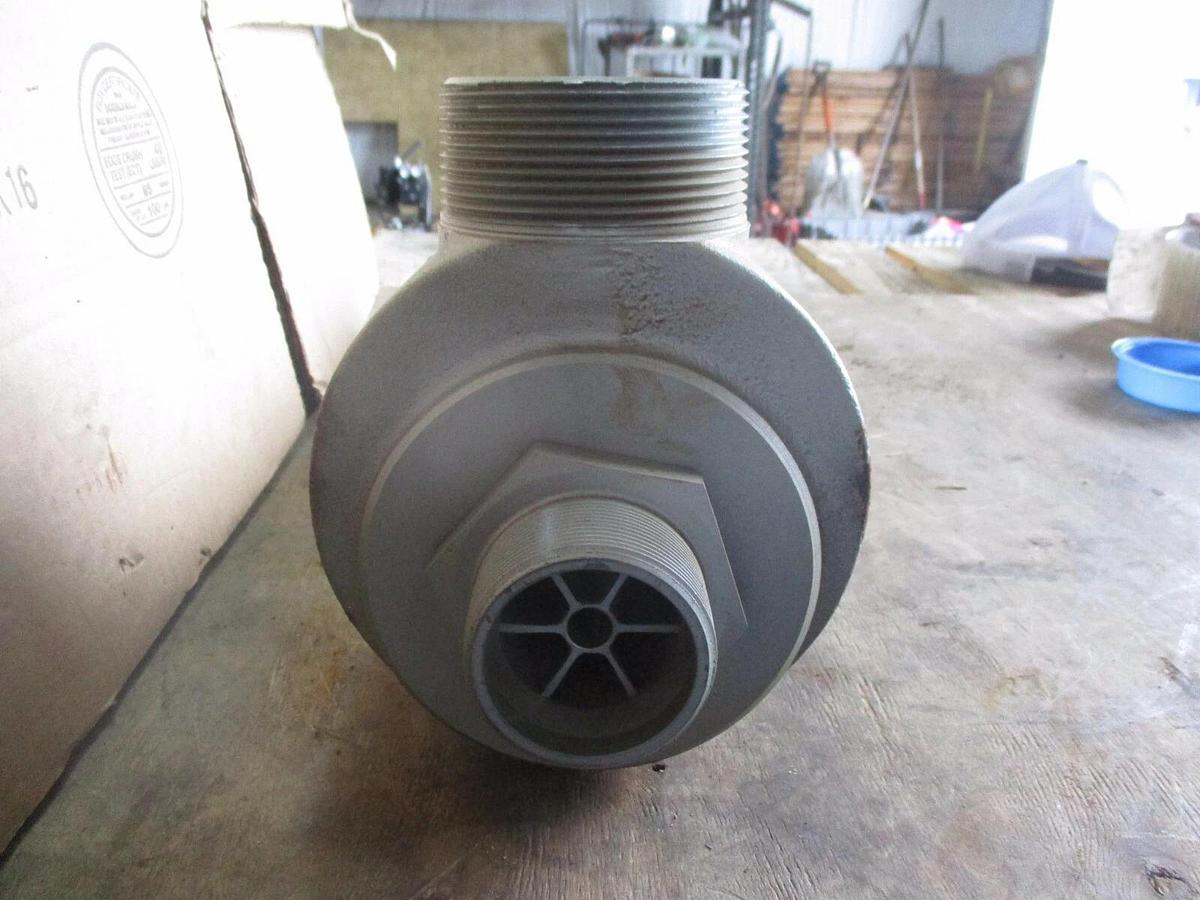 Used PENBERTHY ELL 3 CAST METAL JET PUMP 57059-010, 3" X 2", #681006J NEW