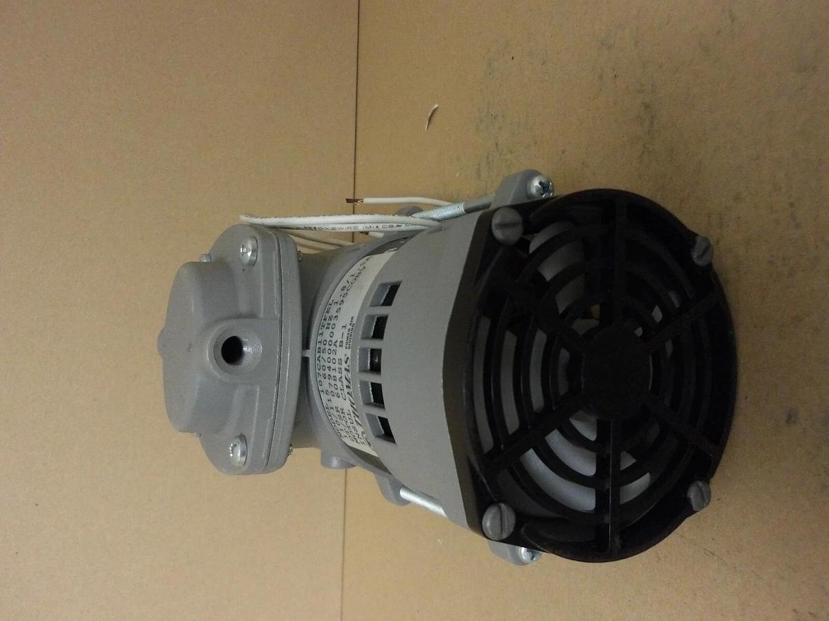 Used THOMAS POWER AIR 107CAB11TFEL OIL-LESS AIR COMPRESSORE, #412310G NEW