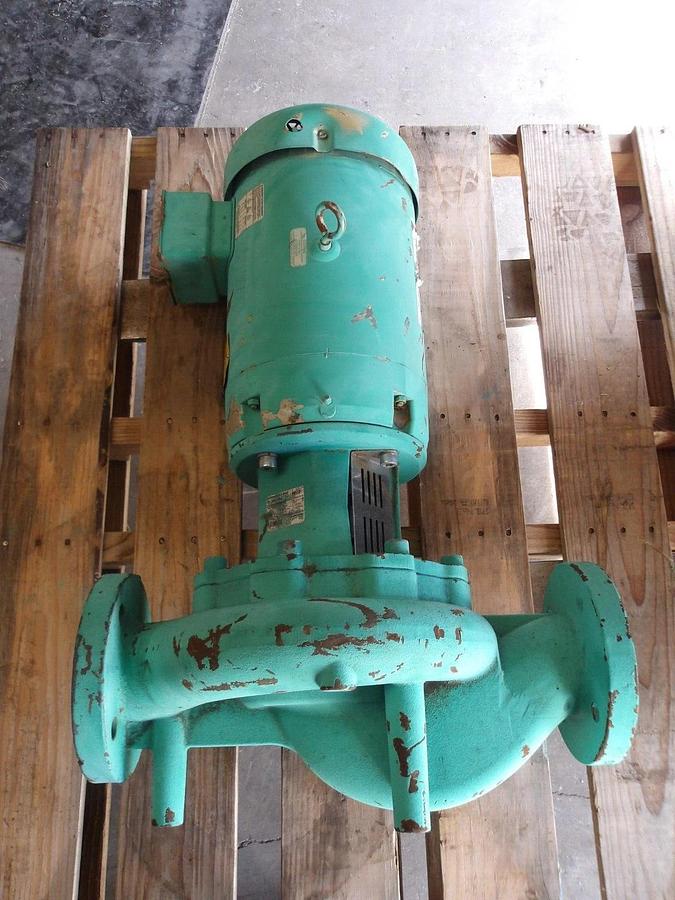Used WILO 3" PUMP W/ 7.5 HP MOTOR, #1111045G NEW