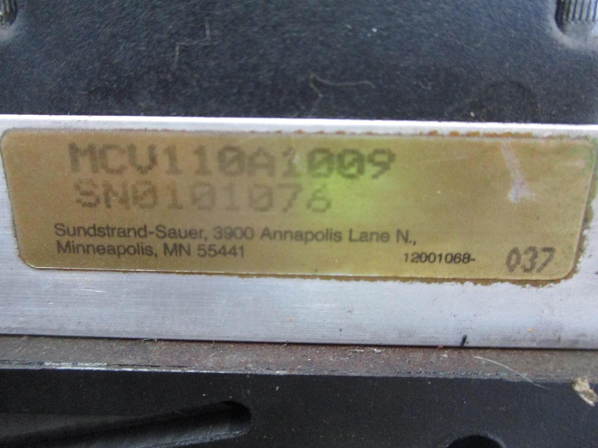 Used SUNDSTRAND SAUER MCV110A1009 PRESSURE CONTROL PILOT VALVE