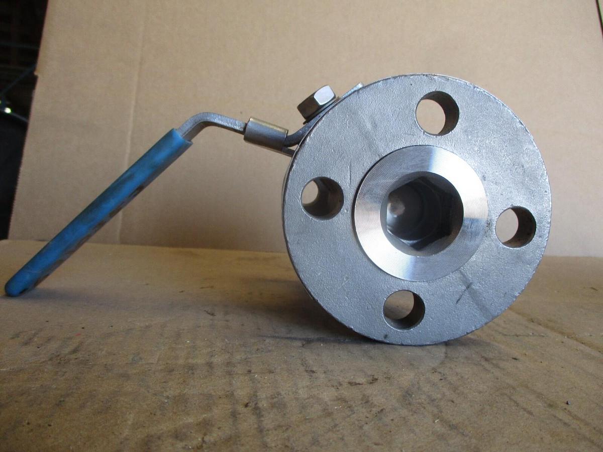 Used JAMESBURY 1" STAINLESS BALL VALVE, #671035J NEW