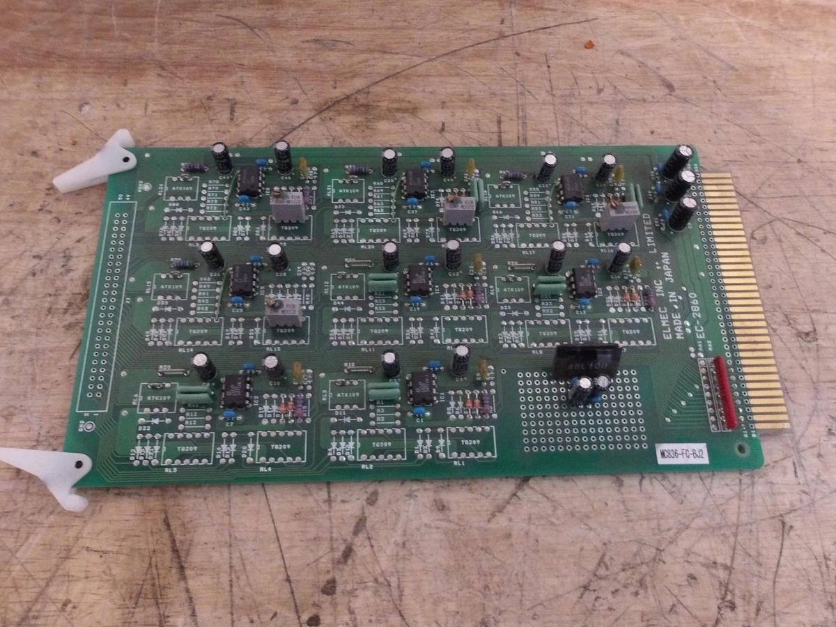 Used ELMEC EC-2860-MC836-FC-BJ2 CIRCUIT BOARD, #9171025G USED