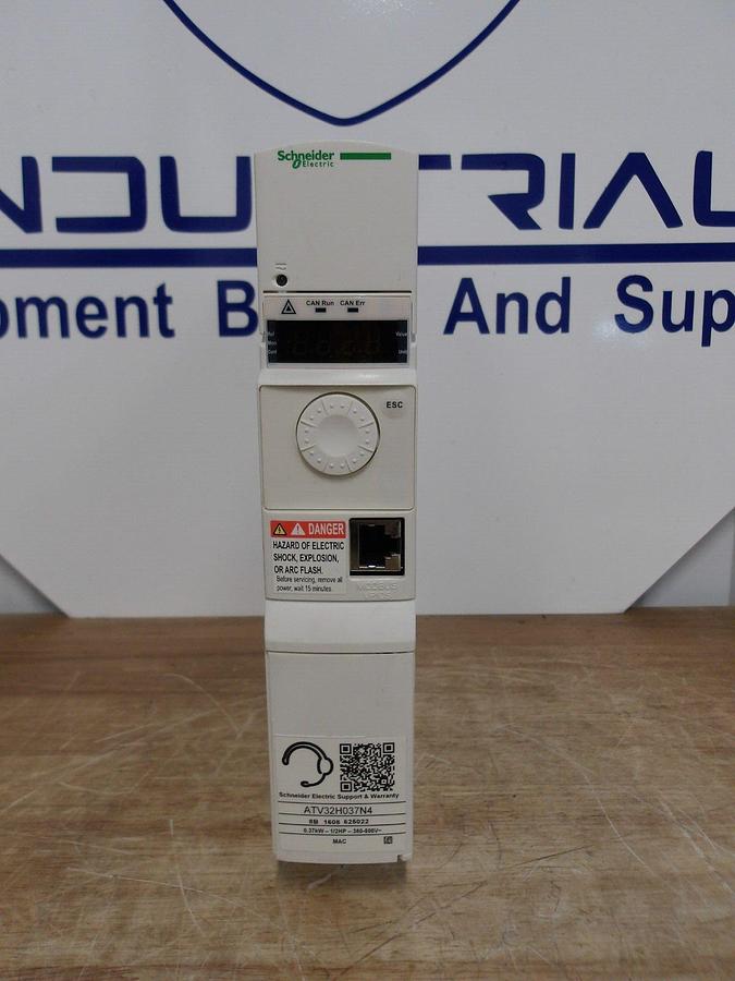 SCHNEIDER ALTIVAR ATV32H037N4 CONTROLLER 0.37KW-1/2 HP, #3101210G NIB