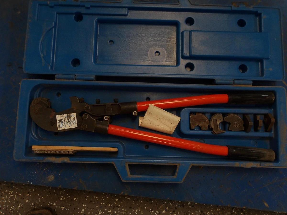 Used THOMAS & BETTS TBM6S WIRE TERMINAL CRIMPER, #3241113G USED