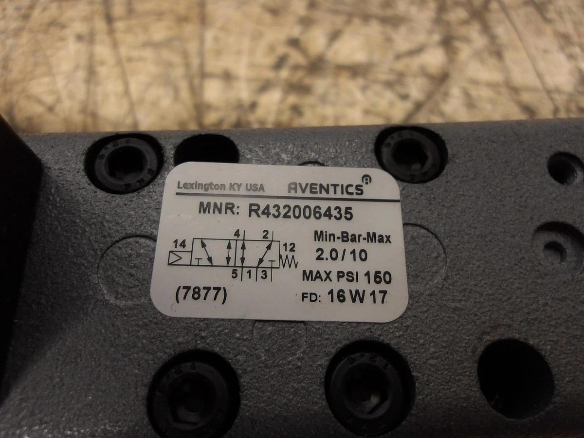 AVENTICS R432006435 PNEUMATIC SOLENOID DIRECTIONAL VALVE, #561008G NIB