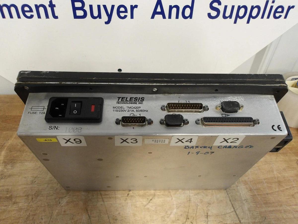 Used TELESIS TMC420P INDUSTRIAL COMPUTER, 115/230 V, #6101203G USED